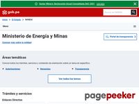 Ministerio de Energía y Minas República de Perú