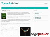 Turquoise Mines and Stones | Turquoise History and Facts
