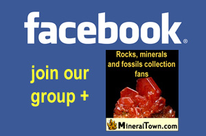 Minerals and fossils, MineralTown.com in Facebook