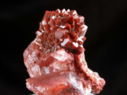 Red quartz Pineapple var. Jacinto de Compostela with Gypsum