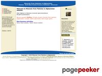 Fine Minerals & Gems From Afghanistan & Pakistan