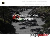 Goldwaschen das Abenteuer