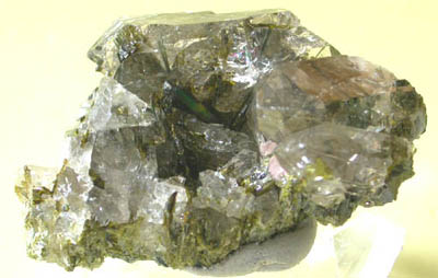 Quartz on epidote