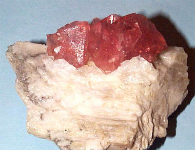 Red fluorite