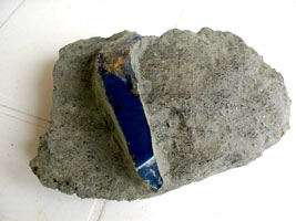 Blue amber