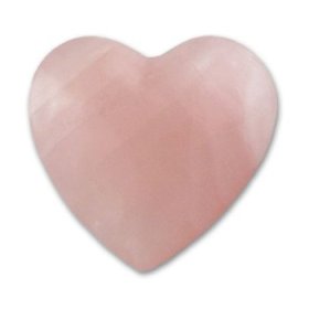 Rose quartz heart