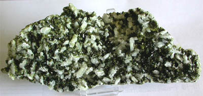 Epidote on albite